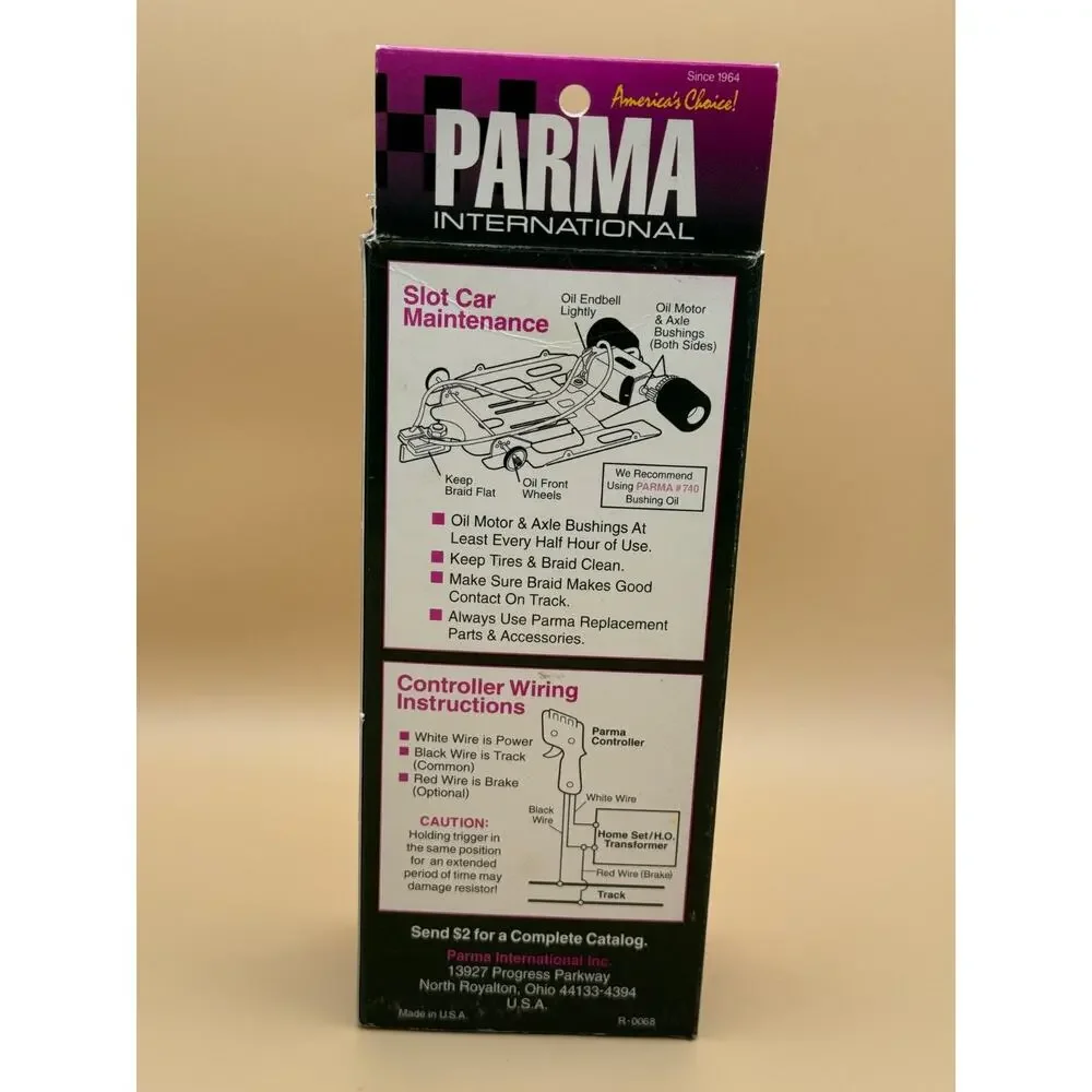 🏁 Vintage Parma Flexi 2 Budweiser #25 Slot Car 4